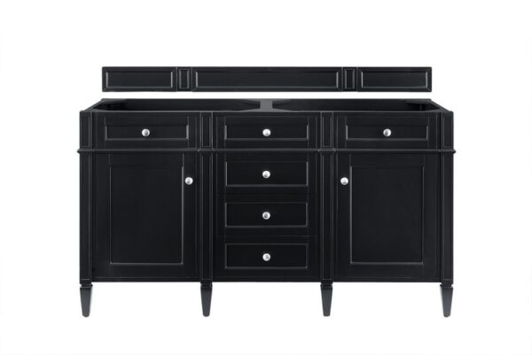 James Martin 650-V60D-BKO Brittany 59 Inch Black Onyx Double Vanity