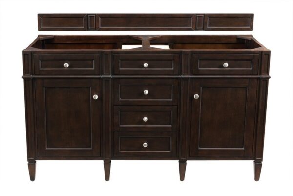 James Martin 650-V60D-BNM Brittany 59 Inch Burnished Mahogany Double Vanity