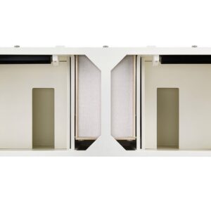 James Martin 650-V60D-BW Brittany 60 Inch Bright White Double Vanity