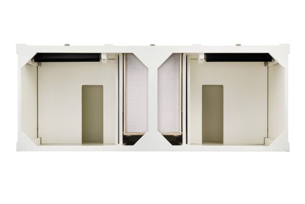 James Martin 650-V60D-BW Brittany 60 Inch Bright White Double Vanity