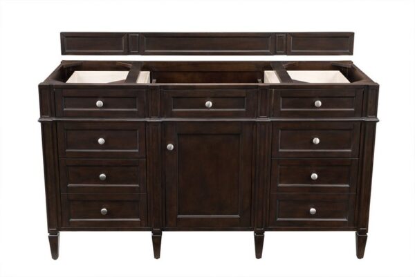 James Martin 650-V60S-BNM Brittany 59 Inch Burnished Mahogany Single Vanity