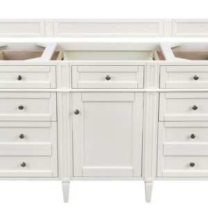 James Martin 650-V60S-BW Brittany 60 Inch Bright White Single Vanity