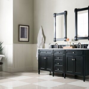 James Martin 650-V72-BKO Brittany 71 Inch Black Onyx Double Vanity