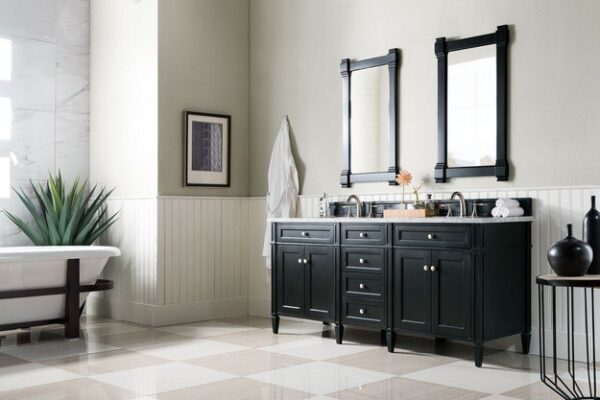 James Martin 650-V72-BKO Brittany 71 Inch Black Onyx Double Vanity