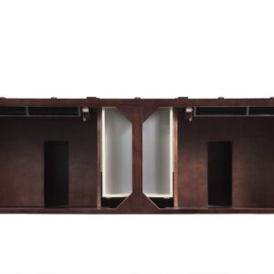 James Martin 650-V72-BNM Brittany 71 Inch Burnished Mahogany Double Vanity