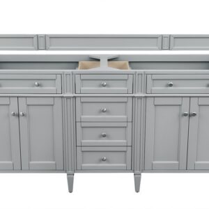 James Martin 650-V72-UGR Brittany 71 Inch Urban Gray Double Vanity