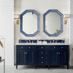 James Martin 650-V72-VBL Brittany 71 Inch Victory Blue Double Vanity