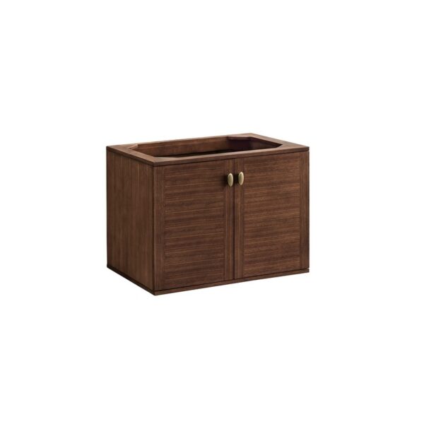 James Martin 670-V30-WLT Amberly 29 7/8 Inch Mid-Century Walnut Single Sink Vanity Cabinet Only