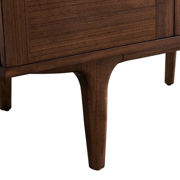 James Martin 670-V48-WLT Amberly 47 7/8 Inch Mid-Century Walnut Single Sink Vanity Cabinet Only