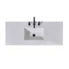 Altair 70048-CTP-SWAP Edolo 48 Inch Stone Effects Vanity Top with White Sink - Snow White Apron