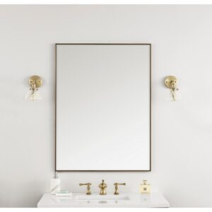 James Martin 715-M30 Rohe 30 Inch Rectangle Bathroom Mirror