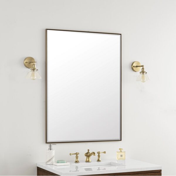 James Martin 715-M30 Rohe 30 Inch Rectangle Bathroom Mirror