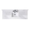 Altair 72061S-CTP-AW Trento 61 Inch Stone Effects Vanity Top with Single White Sink - Aosta White