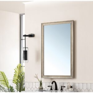 James Martin 735-M26-O 26 Inch Wall Mounted Rectangular Bathroom Mirror