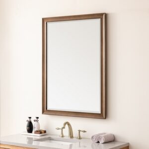 James Martin 735-M30 Glenbrooke 30 Inch Rectangle Poplar Solid Bathroom Mirror