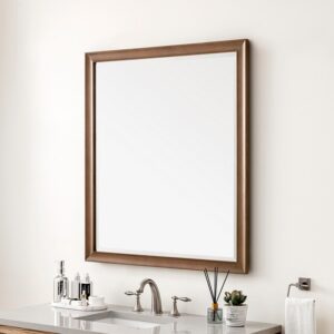 James Martin 735-M36 Glenbrooke 36 Inch Rectangle Poplar Solid Bathroom Mirror