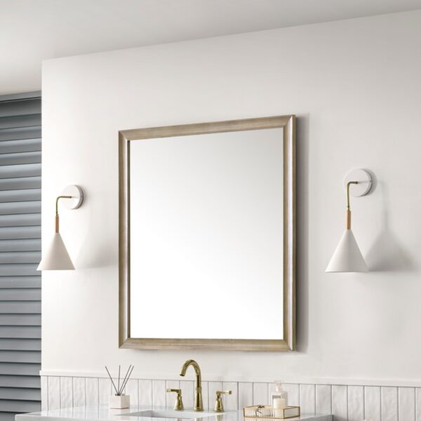 James Martin 735-M36-O 36 Inch Wall Mounted Rectangular Bathroom Mirror