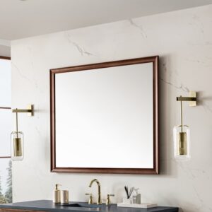 James Martin 735-M48 Glenbrooke 48 Inch Rectangle Poplar Solid Bathroom Mirror