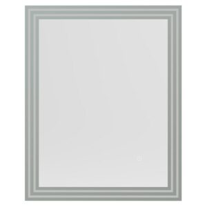 Altair 742024-LED-NF Livorno 24 Inch Rectangle Frameless Modern LED Bathroom Vanity Mirror