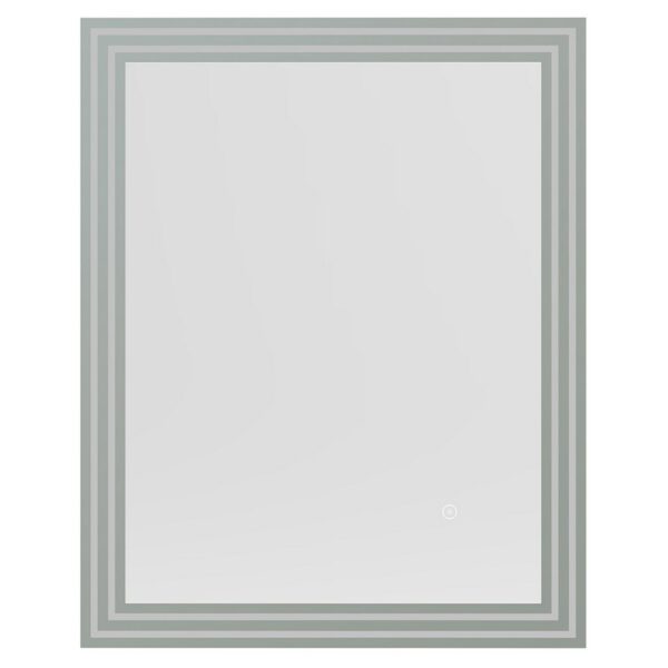 Altair 742024-LED-NF Livorno 24 Inch Rectangle Frameless Modern LED Bathroom Vanity Mirror