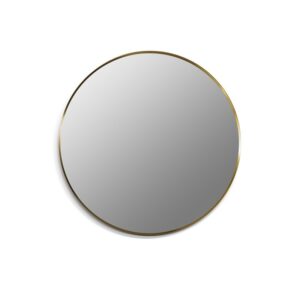 Altair 752030-MIR Liceo 30 Inch Round Aluminum Framed Bathroom Vanity Wall Mirror