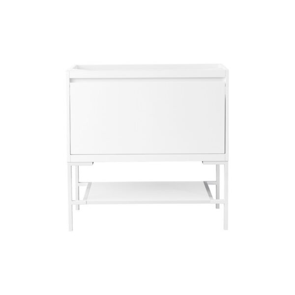 James Martin 801-V35.4-GW Milan 35.4 Inch Single Vanity Cabinet in Glossy White