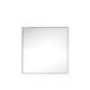 James Martin 803-M35.4-GW Milan 35.4 Inch Square Cube Mirror in Glossy White