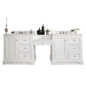 James Martin 825-DU22-BW De Soto 23 Inch Optional Drawer Unit in Bright White