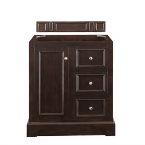 James Martin 825-V30-BNM De Soto 31 Inch Single Vanity in Burnished Mahogany