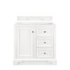 James Martin 825-V36-BW De Soto 37 Inch Single Vanity in Bright White