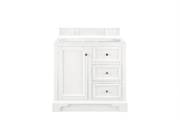 James Martin 825-V36-BW De Soto 37 Inch Single Vanity in Bright White