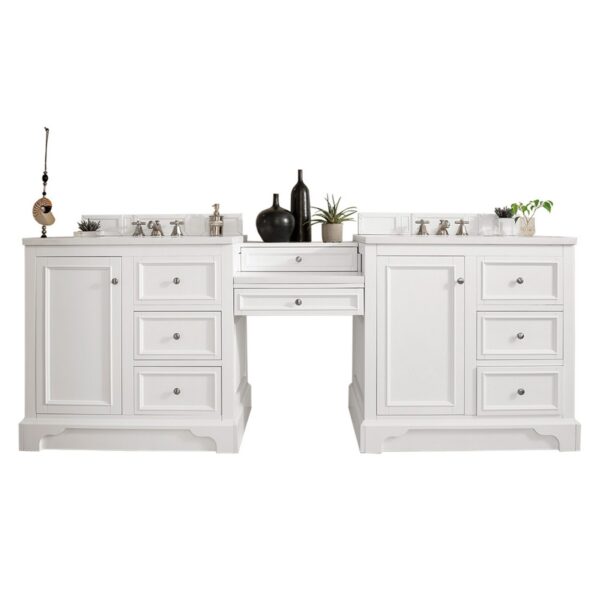 James Martin 825-V94-DU 96 1/2 Inch Free-Standing Double Sink Bathroom Vanity with 3 CM Top