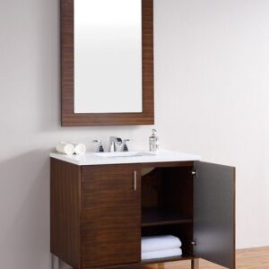 James Martin 850-V36-AWT Metropolitan 36 Inch Single Vanity in American Walnut