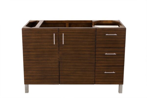 James Martin 850-V48-AWT Metropolitan 48 Inch Single Vanity in American Walnut