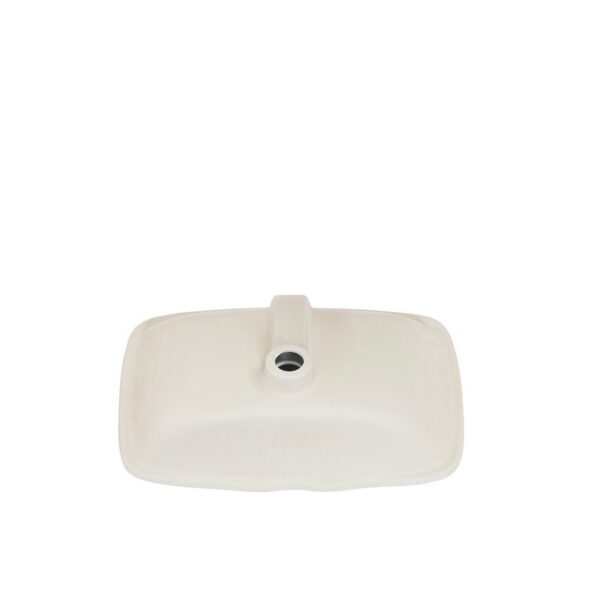 Altair 9002-BAS-WH Aegean 20 7/8 Inch Rectangular Ceramic Undermount Bathroom Sink - White