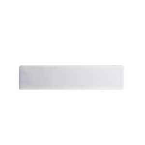 Altair 9011-BAS-WH Fremont 23 5/8 Inch Rectangle Ceramic Vessel Bathroom Sink with Overflow - White