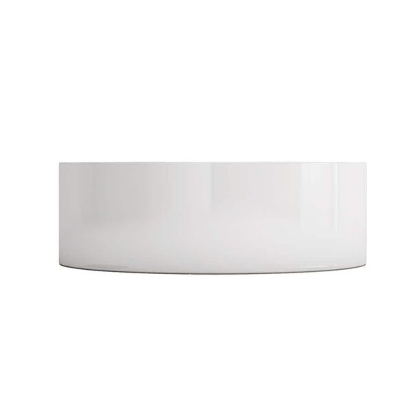 Altair 9012-BAS-WH Timitra 18 1/4 Inch Round Ceramic Vessel Bathroom Sink - White