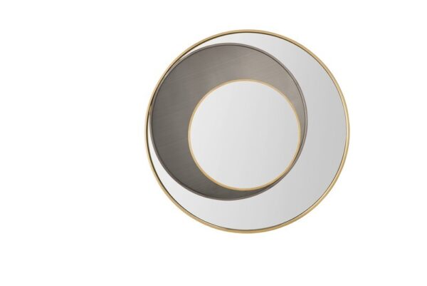 James Martin 903-M35.4-RG-OX Cosmos 36 Inch Mirror in Radiant Gold and Onyx