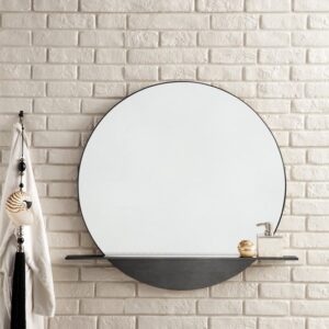 James Martin 909-M36-MDI Platform 40 Inch Mirror in Modern Iron