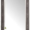 James Martin 961-M28-SL-CH Element 28 Inch Mirror in Silver with Charcoal