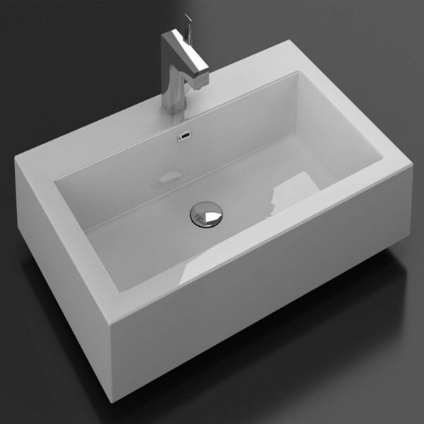 Blossom A10 3019 04 29 1/2 Inch Acrylic Top-Mount Bathroom Sink