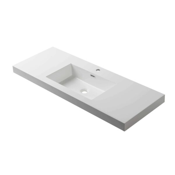 Blossom A10 4818 25S 47 5/8 Inch Single Basins Acrylic Top-Mount Bathroom Sink