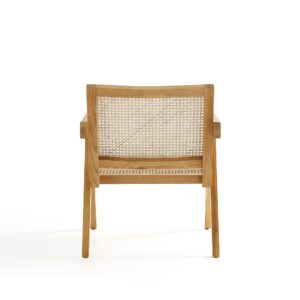 Manhattan Comfort Hamlet Accent Chair in Nature Cane