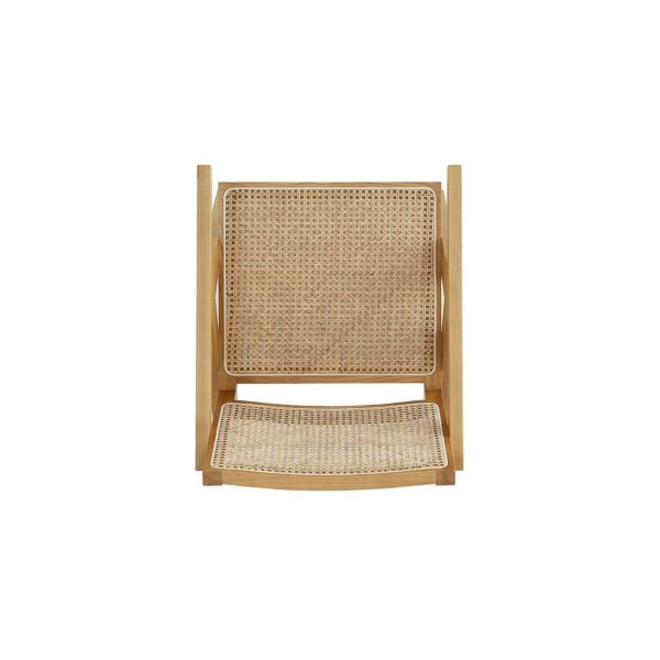 Manhattan Comfort Hamlet Accent Chair in Nature Cane