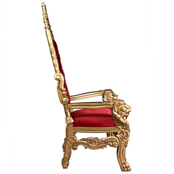 Design Toscano AF1282 36 Inch Golden Lord Raffles Throne