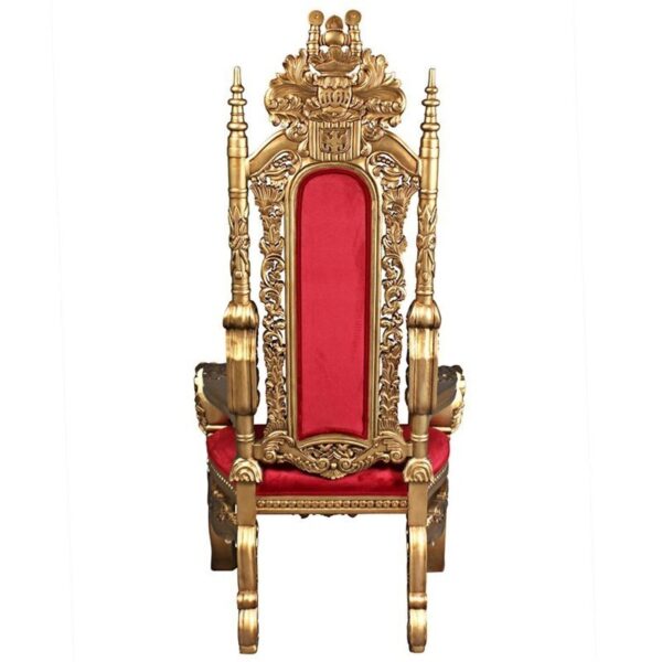 Design Toscano AF1282 36 Inch Golden Lord Raffles Throne