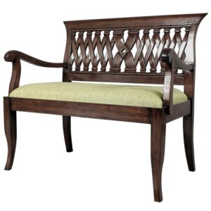 Design Toscano AF1333 40 1/2 Inch The Wren Mahogany Bench