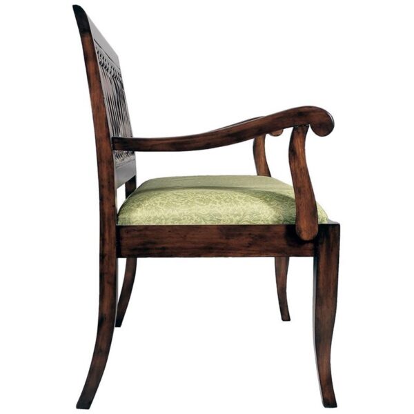 Design Toscano AF1333 40 1/2 Inch The Wren Mahogany Bench