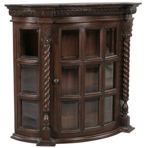 Design Toscano AF2119 25 Inch Cardington Square Manor Wall Cabinet