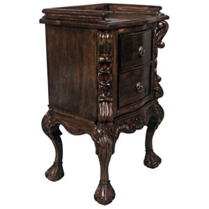 Design Toscano AF2131 21 Inch Chateau Lorraaine Bedside Table